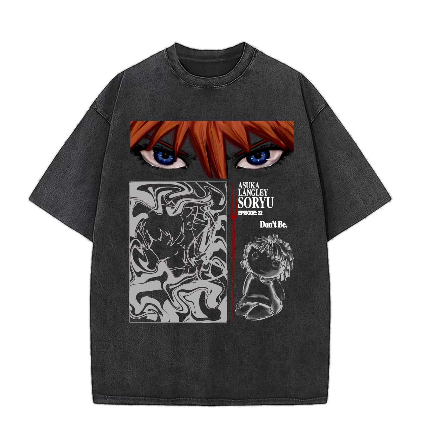 Neon Genesis Evangelion - Episode 22: Asuka Langley Soyru Washed Tee ANIMYZ