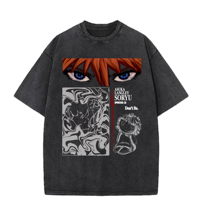 Neon Genesis Evangelion - Episode 22: Asuka Langley Soyru Washed Tee ANIMYZ