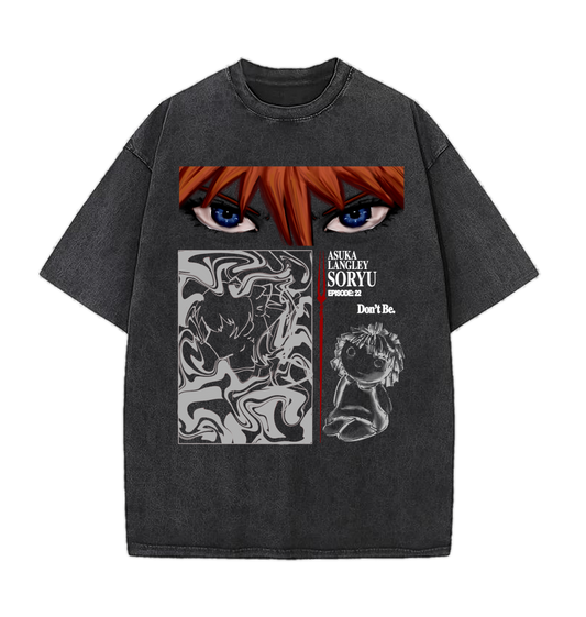 Neon Genesis Evangelion - Episode 22: Asuka Langley Soyru Washed Tee ANIMYZ